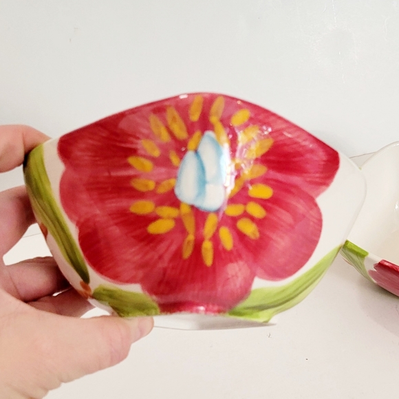 2 handpainted bowls - Picture 3 of 10